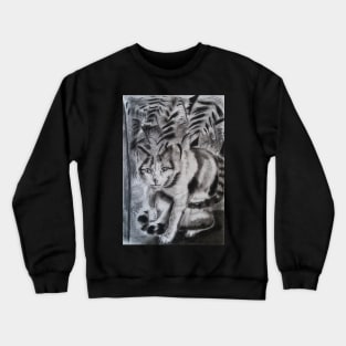 Prowling cat Crewneck Sweatshirt